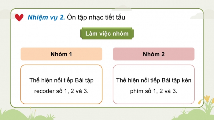 Giáo án điện tử Âm nhạc 5 cánh diều Tiết 18: Ôn tập