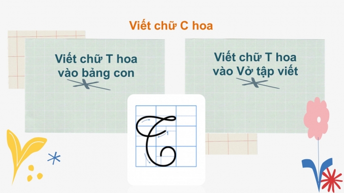 Giáo án điện tử Tiếng Việt 2 chân trời Bài 3: Viết chữ hoa T, Từ chỉ đặc điểm, Dấu chấm