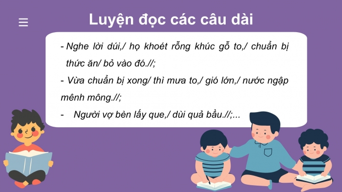 Giáo án điện tử Tiếng Việt 2 chân trời Bài 1: Đọc Chuyện quả bầu