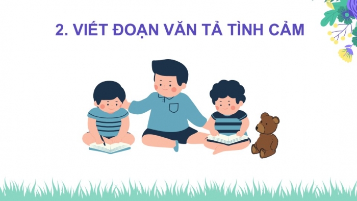 Giáo án điện tử Tiếng Việt 2 chân trời Bài 2: Nói, viết về tình cảm với người thân