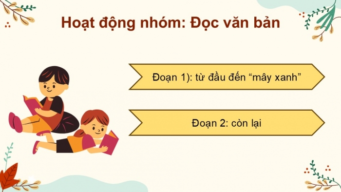 Giáo án điện tử Tiếng Việt 2 chân trời Bài 3: Đọc Cây dừa