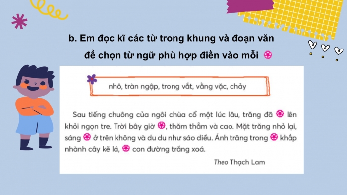 Giáo án điện tử Tiếng Việt 2 chân trời Bài 4: Mở rộng vốn từ Trái Đất (tiếp theo), Nghe – kể Chuyện của cây sồi