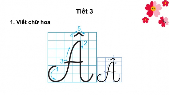 Giáo án điện tử tiếng Việt 2 kết nối Bài 3: Chữ hoa Ă Â, Kể chuyện Niềm vui của Bi và Bống