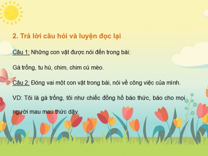 Giáo án điện tử tiếng Việt 2 kết nối Bài 4: Làm việc thật là vui