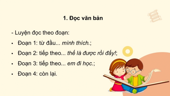 Giáo án điện tử tiếng Việt 2 kết nối Bài 6: Một giờ học