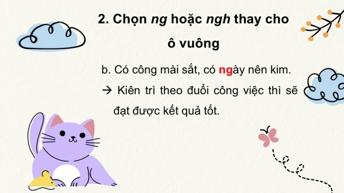 Giáo án điện tử tiếng Việt 2 kết nối Bài 14: Nghe – viết Em học vẽ, Phân biệt ng/ngh, r/d/gi, an/ang, Mở rộng vốn từ chỉ đồ dùng học tập, Dấu chấm, dấu chấm hỏi