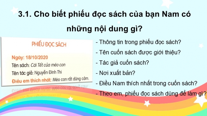 Giáo án điện tử tiếng Việt 2 kết nối Bài 16: Viết đoạn văn tả đồ dùng học tập, Đọc mở rộng