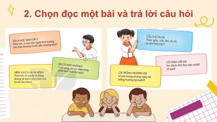 Giáo án điện tử tiếng Việt 2 kết nối Ôn tập giữa học kì 1 (Tiết 1 + 2)