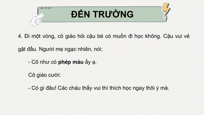 Giáo án điện tử Tiếng Việt 2 cánh diều Bài 10: Đến trường