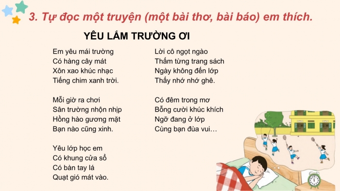 Giáo án điện tử Tiếng Việt 2 cánh diều Bài 10: Đọc sách báo viết về học tập