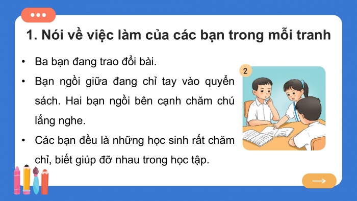 Giáo án điện tử tiếng Việt 2 kết nối Bài 18: Viết đoạn văn kể về một hoạt động em tham gia cũng bạn, Đọc mở rộng