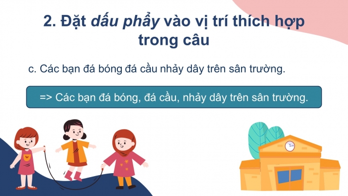 Giáo án điện tử tiếng Việt 2 kết nối Bài 24: Mở rộng vốn từ về đồ chơi, Dấu phẩy