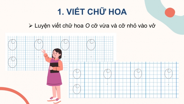 Giáo án điện tử tiếng Việt 2 kết nối Bài 27: Chữ hoa O