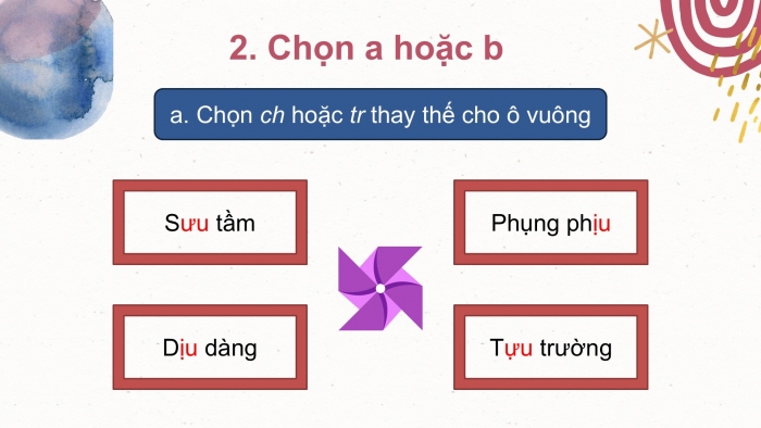 Giáo án điện tử tiếng Việt 2 kết nối Bài 32: Nghe – viết Chơi chong chóng, Phân biệt iu/ưu, ăt/ăc, ât/âc