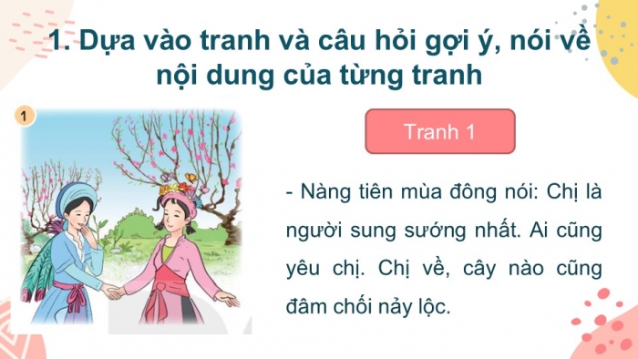 Giáo án điện tử Tiếng Việt 2 kết nối Bài 1: Kể chuyện Chuyện bốn mùa