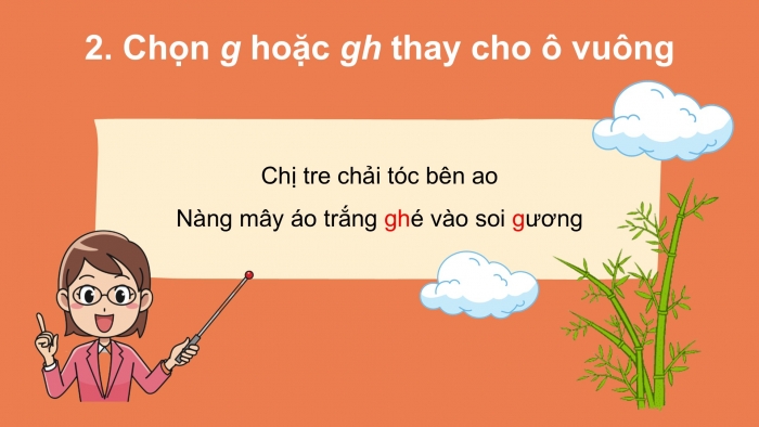 Giáo án điện tử Tiếng Việt 2 kết nối Bài 4: Nghe – viết Tết đến rồi, Phân biệt g/gh, s/x, uc/ut