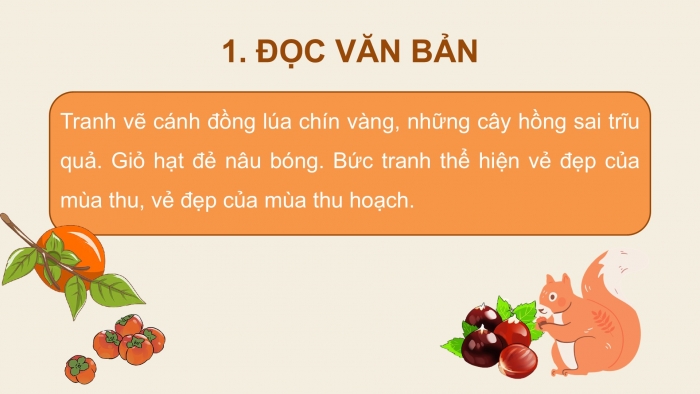 Giáo án điện tử Tiếng Việt 2 kết nối Bài 6: Mùa vàng