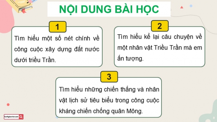 Giáo án điện tử Lịch sử và Địa lí 5 chân trời Bài 10: Triều Trần và kháng chiến chống Mông - Nguyên