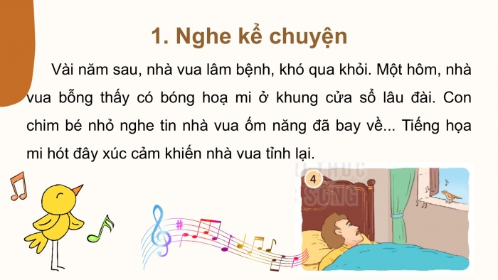 Giáo án điện tử Tiếng Việt 2 kết nối Bài 9: Kể chuyện Cảm ơn hoạ mi