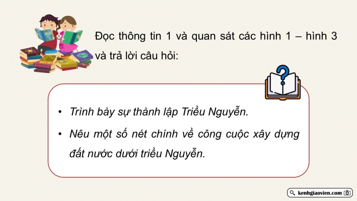 Giáo án điện tử Lịch sử và Địa lí 5 chân trời Bài 12: Triều Nguyễn