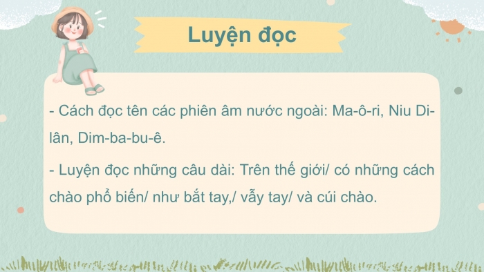 Giáo án điện tử Tiếng Việt 2 kết nối Bài 17: Những cách chào độc đáo