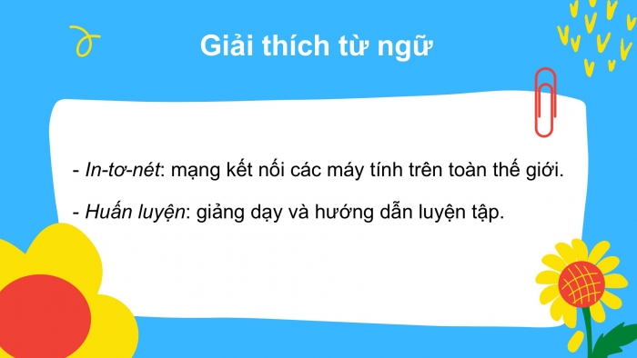 Giáo án điện tử Tiếng Việt 2 kết nối Bài 20: Từ chú bồ câu đến in-tơ-nét