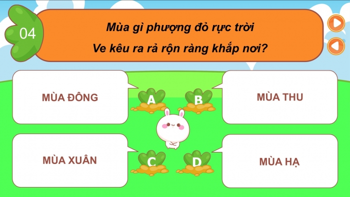 Giáo án điện tử Tiếng Việt 2 cánh diều Bài 28: Chuyện bốn mùa