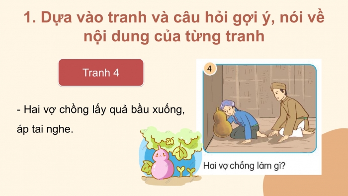 Giáo án điện tử Tiếng Việt 2 kết nối Bài 27: Kể chuyện Chuyện quả bầu