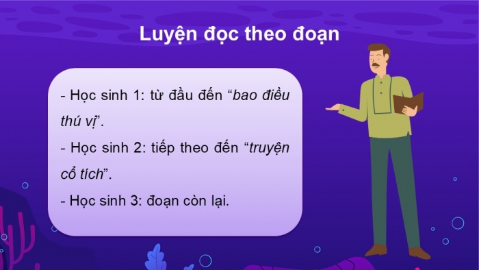 Giáo án điện tử Tiếng Việt 2 kết nối Bài 28: Khám phá đáy biển ở Trường Sa