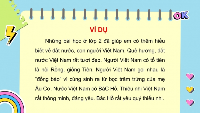 Giáo án điện tử Tiếng Việt 2 cánh diều Bài 32: Viết về đất nước, con người Việt Nam