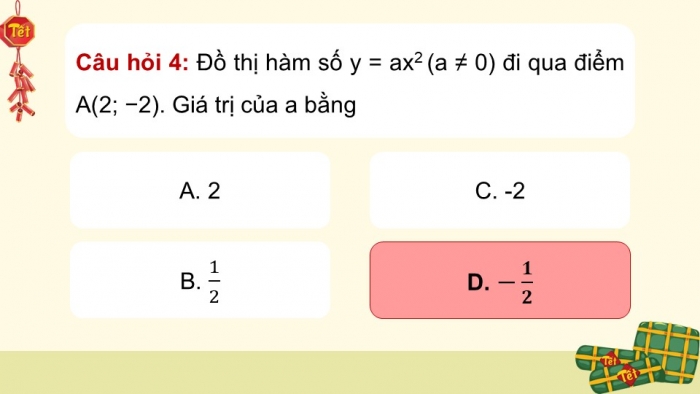 Giáo án điện tử Toán 9 chân trời Bài tập cuối chương 6