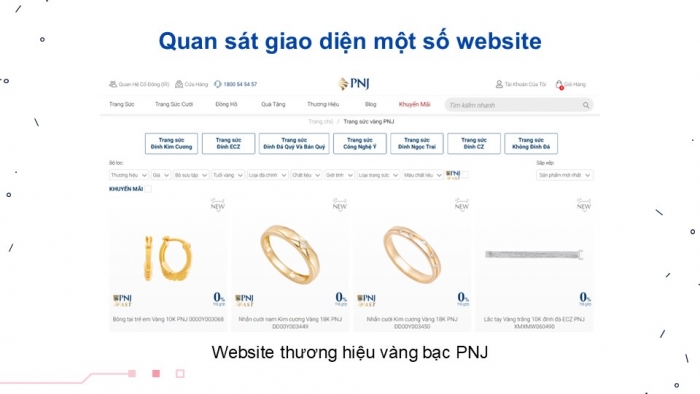 Giáo án điện tử Mĩ thuật 12 Thiết kế mĩ thuật đa phương tiện Kết nối Bài 2: Thiết kế mĩ thuật giao diện website