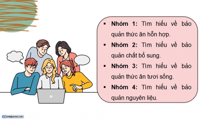 Giáo án điện tử Công nghệ 12 Lâm nghiệp - Thủy sản Kết nối Bài 17: Phương pháp bảo quản và chế biến thức ăn thủy sản