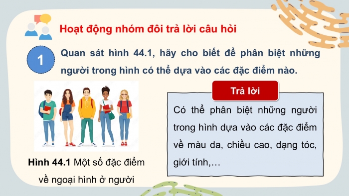 Giáo án điện tử KHTN 9 chân trời - Phân môn Sinh học Bài 44: Di truyền học với con người