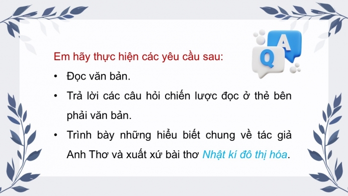 Giáo án điện tử Ngữ văn 9 cánh diều Bài 7: Nhật kí đô thị hoá (Mai Văn Phấn)