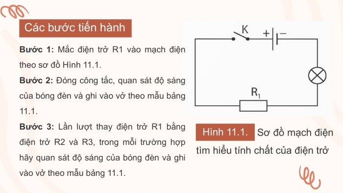 Giáo án điện tử KHTN 9 kết nối - Phân môn Vật lí Bài 11: Điện trở. Định luật Ohm