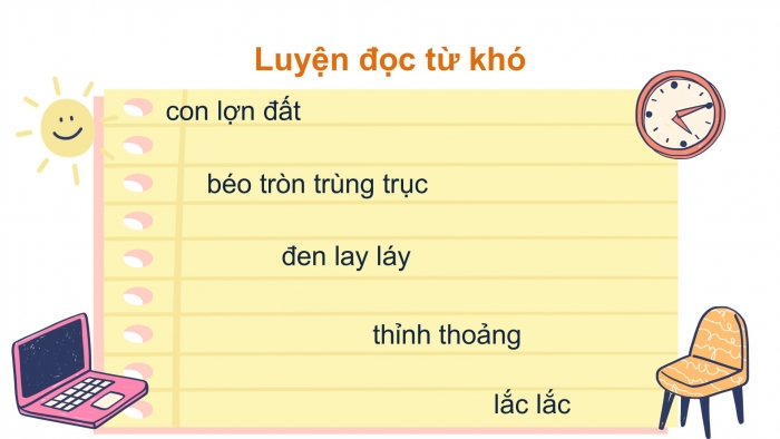 Giáo án điện tử Tiếng Việt 2 chân trời Bài 4: Đọc Con lợn đất