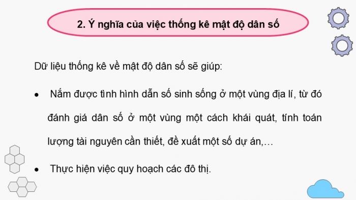 Giáo án điện tử Toán 9 cánh diều Hoạt động thực hành và trải nghiệm Chủ đề 2: Mật độ dân số