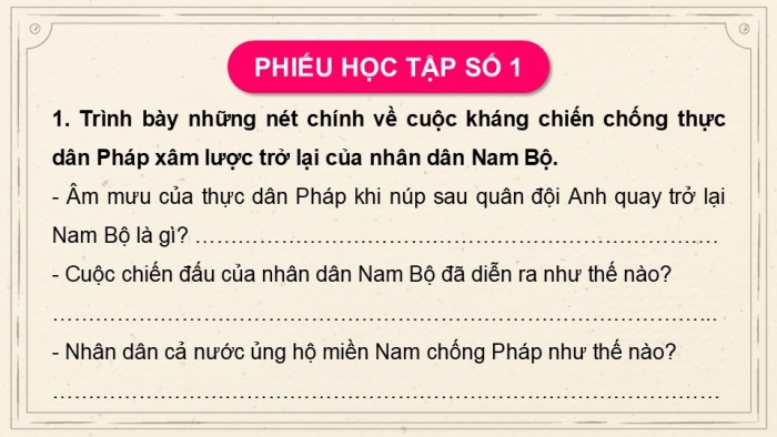 Giáo án điện tử Lịch sử 9 kết nối Bài 13: Việt Nam trong năm đầu sau Cách mạng tháng Tám năm 1945 (P2)