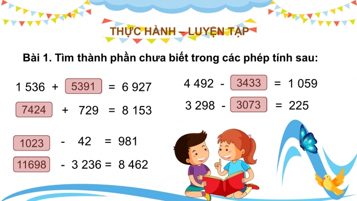 Giáo án điện tử toán 3 cánh diều bài 8: Luyện tập chung trang 81