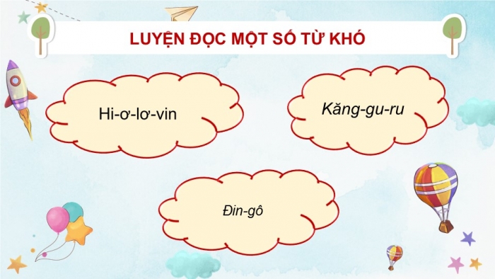 Giáo án điện tử Tiếng Việt 5 chân trời Bài 6: Thiên đường của các loài động vật hoang dã