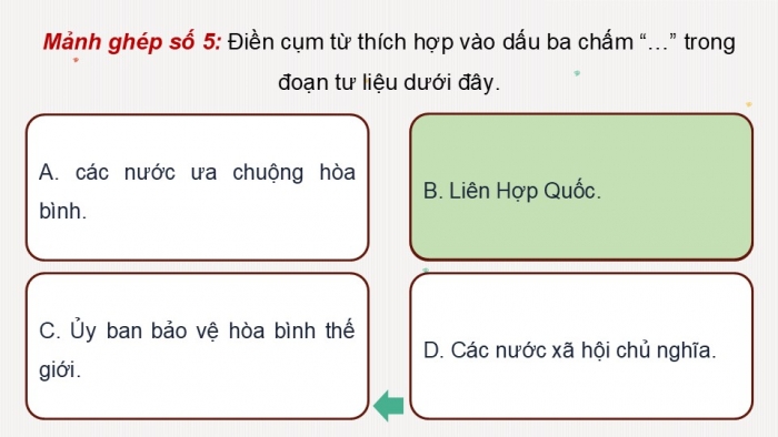 Giáo án điện tử Lịch sử 12 kết nối Bài 13: Hoạt động đối ngoại của Việt Nam trong kháng chiến chống Pháp (1945 – 1954) và kháng chiến chống Mỹ (1954 – 1975)