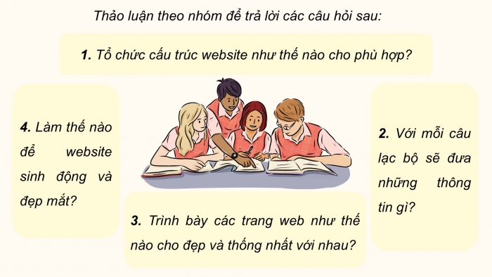 Giáo án điện tử Tin học ứng dụng 12 kết nối Bài 18: Thực hành tổng hợp thiết kế trang web