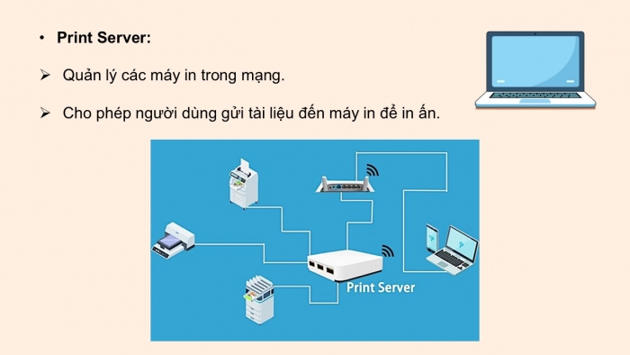 Giáo án điện tử Khoa học máy tính 12 kết nối Bài 22: Tìm hiểu thiết bị mạng