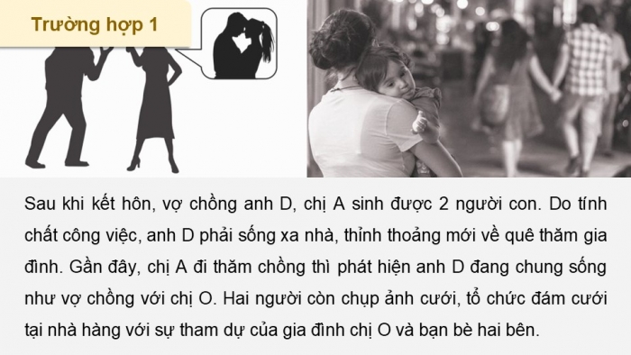 Giáo án điện tử Kinh tế pháp luật 12 kết nối Bài 10: Quyền và nghĩa vụ của công dân trong hôn nhân và gia đình