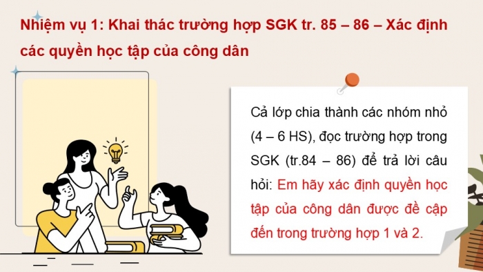 Giáo án điện tử Kinh tế pháp luật 12 kết nối Bài 11: Quyền và nghĩa vụ của công dân trong học tập