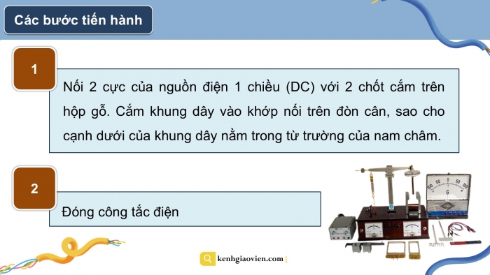 Giáo án điện tử Vật lí 12 kết nối Bài 15: Lực từ tác dụng lên dây dẫn mang dòng điện. Cảm ứng từ