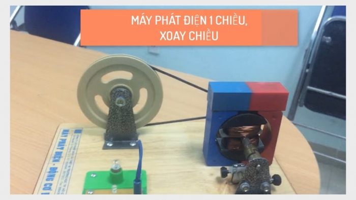 Giáo án điện tử Vật lí 12 kết nối Bài 17: Máy phát điện xoay chiều