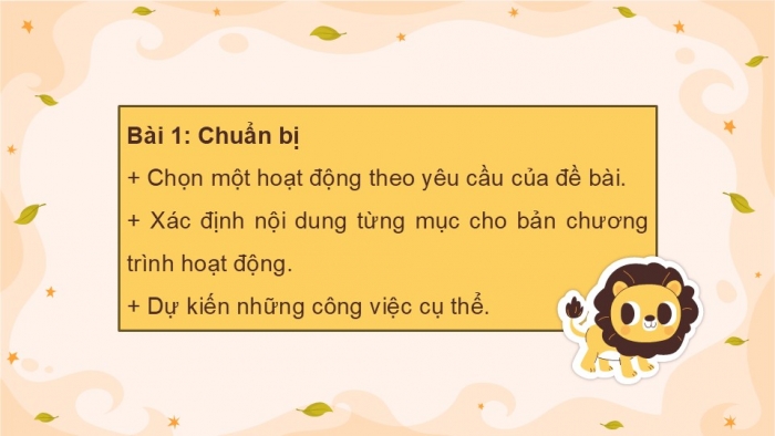 Giáo án điện tử Tiếng Việt 5 kết nối Bài 16: Viết chương trình hoạt động (Bài viết số 2)