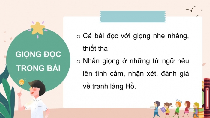 Giáo án điện tử Tiếng Việt 5 chân trời Bài 8: Tranh làng Hồ